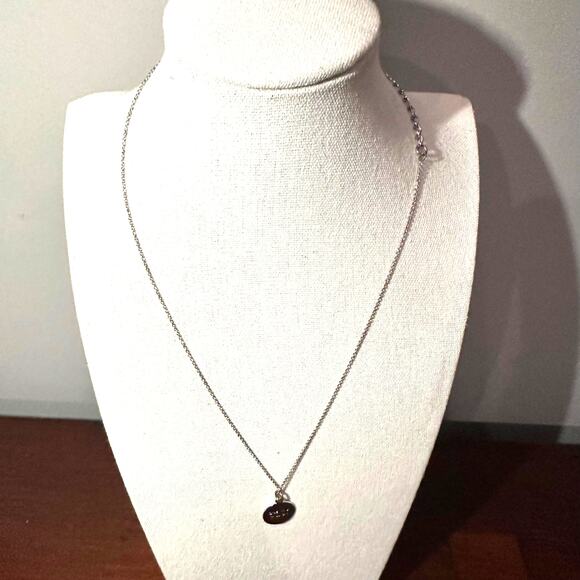 Kate Spade R Initial Necklace One in a Million Chain Silver tone Preppy - Picture 7 of 7